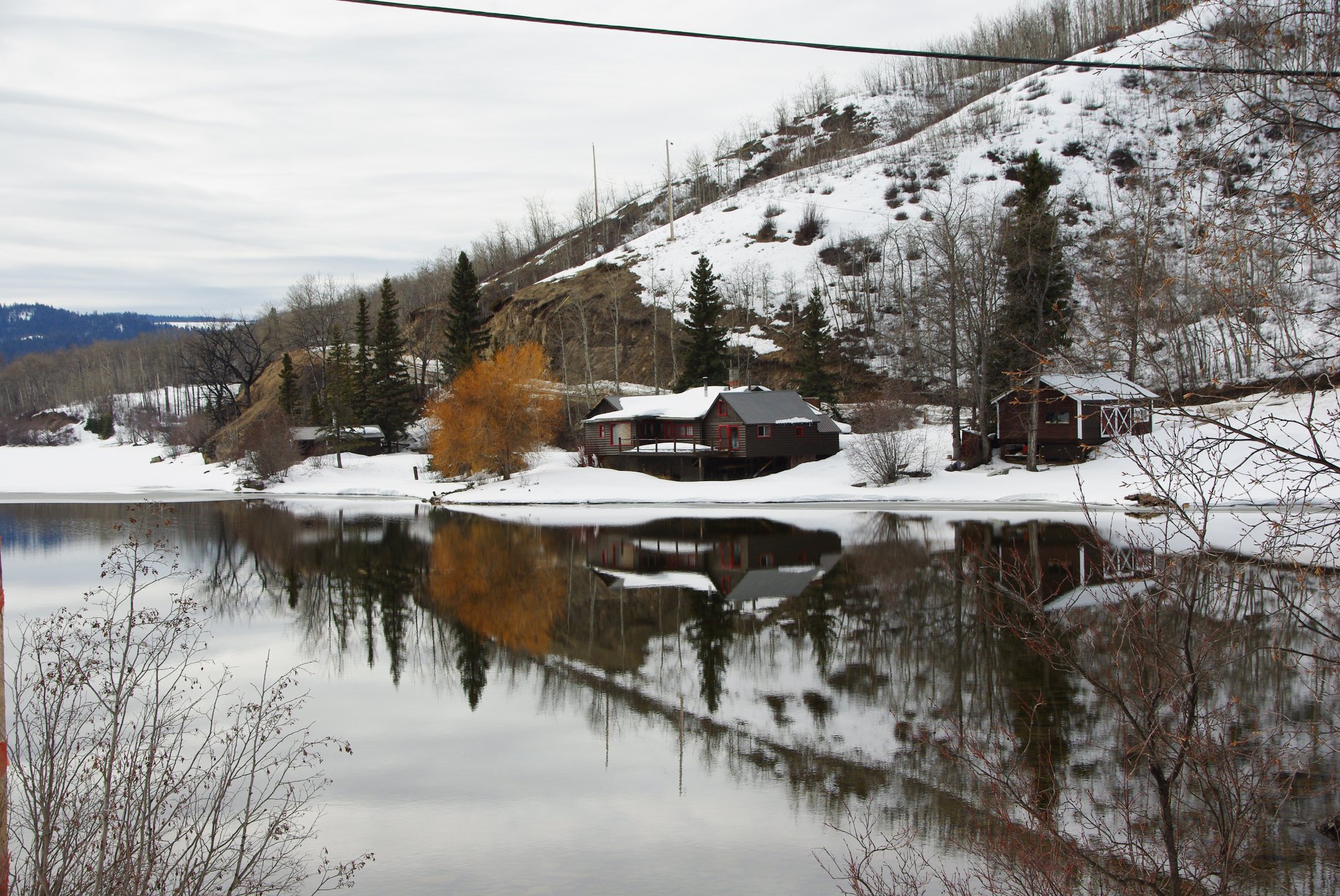 In the lens François Lake in the Birch Bay Resort Wêreldwyd