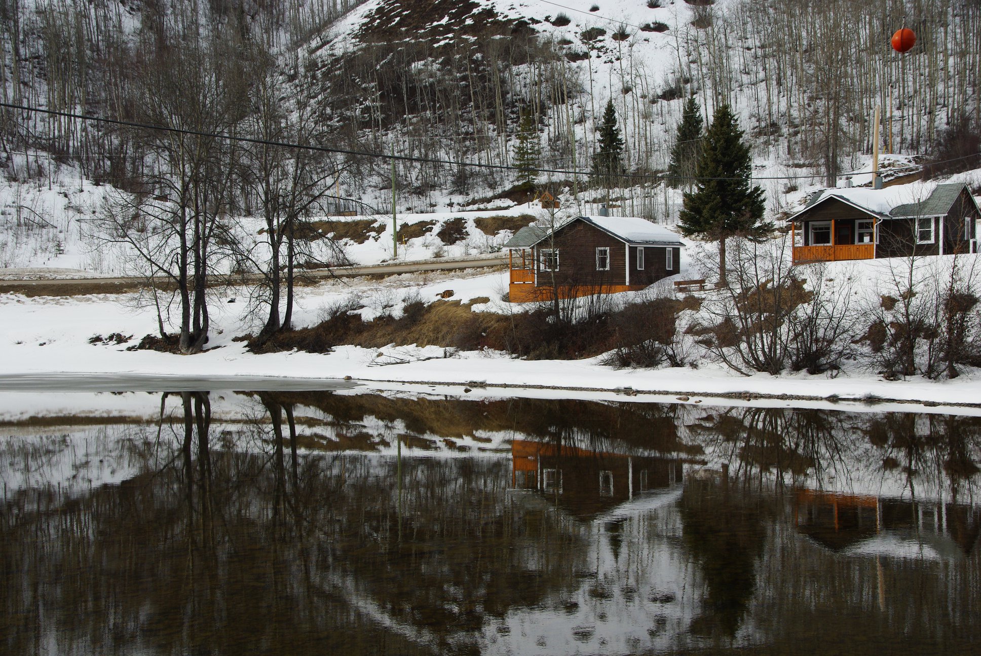 In the lens François Lake in the Birch Bay Resort Wêreldwyd