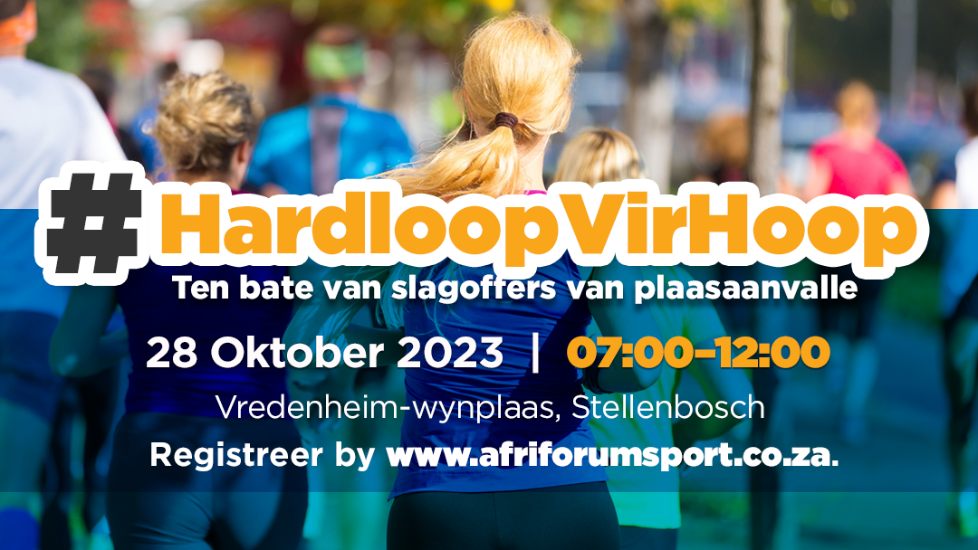 #HardloopVirHoop – 28 Oktober 2023