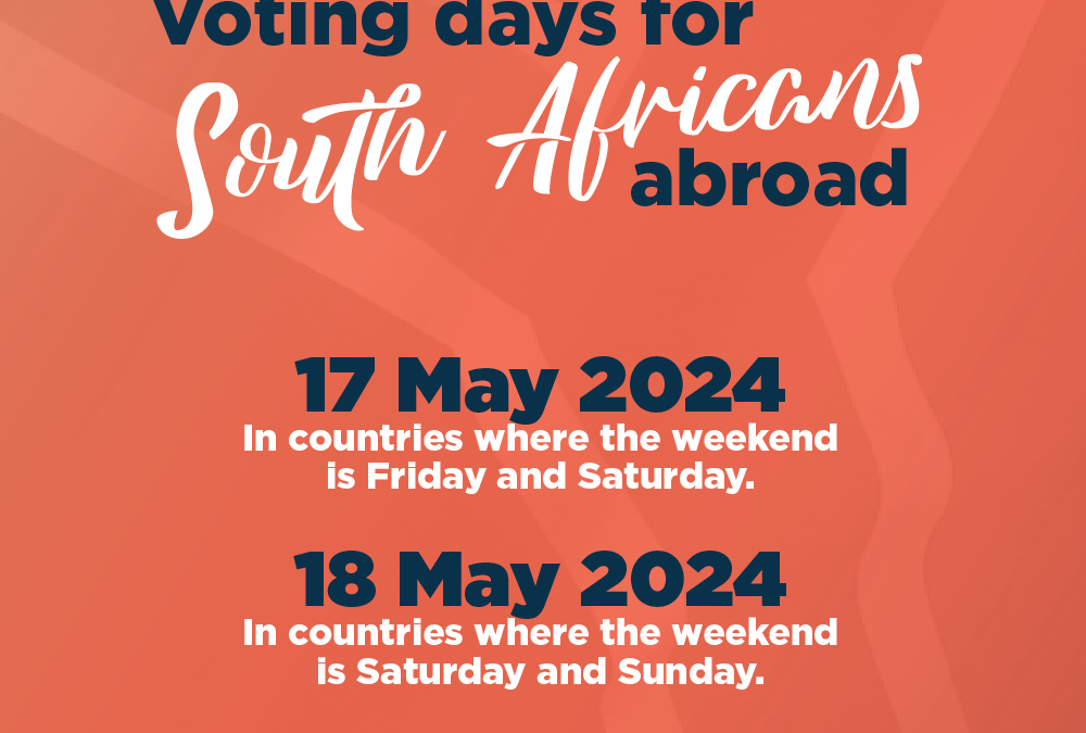 The voting days for South Africans abroad